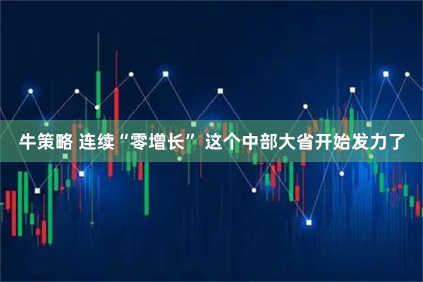 牛策略 连续“零增长” 这个中部大省开始发力了