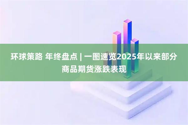 环球策路 年终盘点 | 一图速览2025年以来部分商品期货涨跌表现