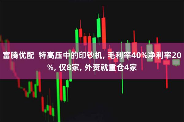 富腾优配  特高压中的印钞机, 毛利率40%净利率20%, 仅8家, 外资就重仓4家