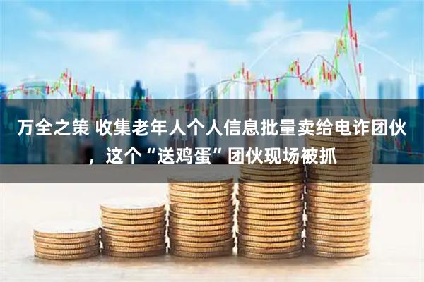 万全之策 收集老年人个人信息批量卖给电诈团伙，这个“送鸡蛋”团伙现场被抓