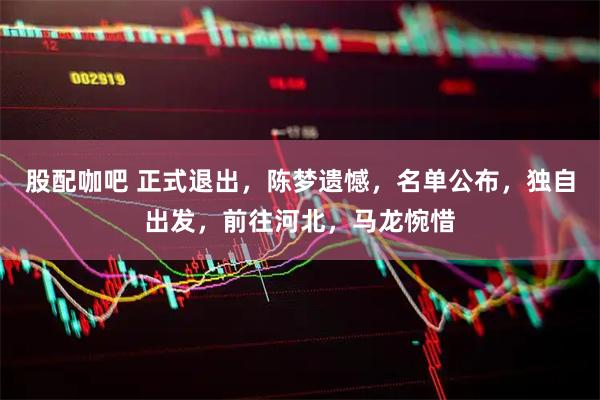 股配咖吧 正式退出,陈梦遗憾,名单公布,独自出发,前往河北,马龙惋惜